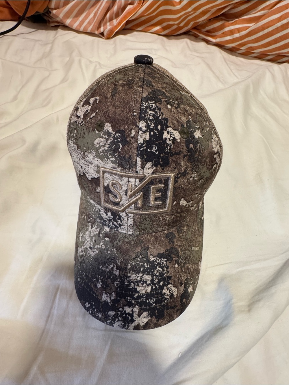 Camouflage Baseball Cap - Green/Brown/Black